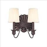 262-OB - Hudson Valley Chesapeake 2-Light Wall Sconce in Old Bronze