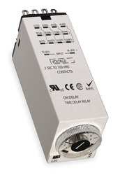 Dayton 1EJN2 Relay, Time Delay, 4PDT, On Delay, 14Pin