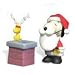 Search : Peanuts Christmas - Santa Snoopy 3" Figure & Woodstock