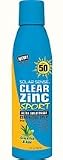 Solar Sense Clear Zinc Sport, Continuous Spray, SPF 50 5 fl oz (150 ml)
