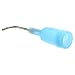 Stainless Steel Blunt Needle With Luer Polypropylene Hub 22 Gauge x 1/2" Length 90 Degree Blue Color Hub (Pack of 25)