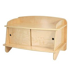 Eco-Friendly Baby Nursery Side Board Storage Unit - Natural by Ecotots