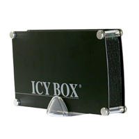 Icy Box IB-351ASTU-B Festplattengehäuse für 8,9 cm (3,5 Zoll) IDE/SATA-Festplatten USB 2.0 schwarz