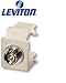 Leviton 41084-FWP Quickport Duplex FC Adapter Module - White