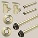 Mountain Plumbing Products 1/2 in. IPS x 3/8 in. O,D, Compression Oval Handle Lavatory Angle Supply