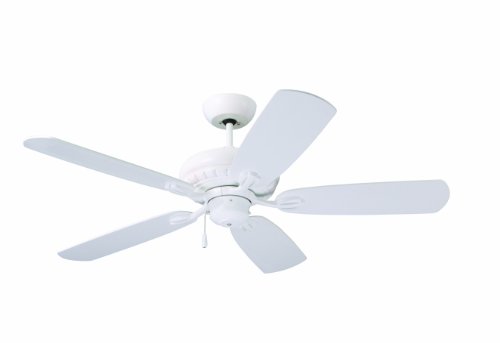 Emerson Ceiling Fans CF810SW Avondale 52-Inch Indoor Ceiling Fan, Light Kit Adaptable, Satin White Finish