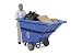 Blue Extra Hd Deluxe Plastic Recycling Tilt Truck 1 Cubic Yard & 2100 Lb. Cap.