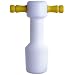 Kimble Kimax 41906R-22 Yellow PTFE Stopper for Iodine Flask, 22 Size