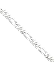 Sterling Silver 9mm Figaro Chain QFG250-9"
