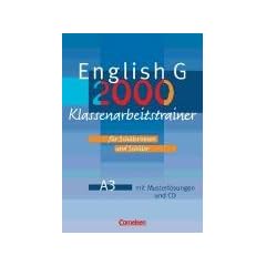 English G 2000 - Ausgabe A: Band 3: 7. Schuljahr - Klassenarbeitstrainer mit L�sungen und CD: 7. Schuljahr. F�r Sch�lerinnen und Sch�ler. Mit Musterl�sungen