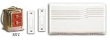 Heath Zenith 103 Basic Series, Wired Door Chime, Contractor Kit with 2 Lighted Push Buttons, White