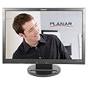 Planar PL2010MW 20-Inch Wide Digital/Analog LCD Monitor with Speakers (Black)