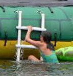 Aqua Sports TJUMP Island Hopper Turtle Jump Trampoline