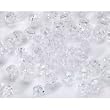 Faceted Beads, 8mm, Crystal, 480pc Pkg