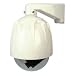 Ex-Pro White Speed Dome Dummy / Fake CCTV Security Camera /indoor housing camera. With built-in flashing LED
