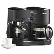 Mr. Coffee ECM21 4-Shot Espresso Machine and 8-Cup Coffeemaker Combo, Black