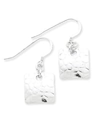 Sterling Silver Fancy Dangle Earrings QE3355"