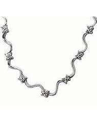 Silverflake-Flower Necklace