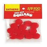 Gourmet Food : Sathers Red Raspberry Dollars Candy - 3.25 Oz Bag, 12 Ea