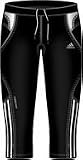 Adidas Damen Lauftights Response 3/4, black/white, 38