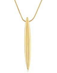 Vince Camuto Gold Linear Pendant Necklace