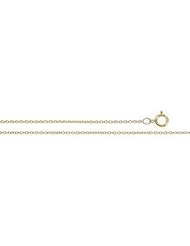 Cable Chain 18K Gold Yellow Ch132 16 Inch