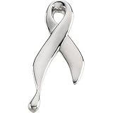 10K Yellow Gold Ribbon Of Tears Pin