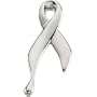 26.00X11.50 Mm Lapel Pin 14K Yellow Gold Ribbon Of Tears