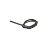 Sterling Rubber Feather Strip, 6mm x 6mm