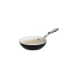 Tramontina Gourmet Ceramica 01 Deluxe Porcelain Enamel Metallic Black Fry Pan Size: 8'