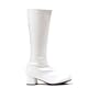 175 Inch Heel Children's Gogo Boot (White;Small)