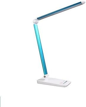 YM LAMP DC12V dimmable de capteurs intelligents et changement de couleur conduit lampe de bureau avec port usb conception moderne de l'aluminium , Blue
