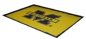 4ftx6ft Jute Boucle Rug Michigan Wolverines