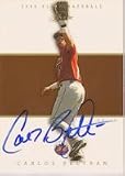 Carlos Beltran, New York Mets, 2005 Flair Autographed Card