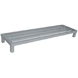 John Boos ALJB482412 Aluminum Dunnage Rack, 48" Length x 24" Width x 12" Height