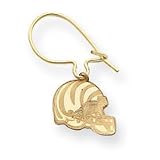 14K Cincinnati Bengals Helmet Kidney Earrings - NF408