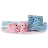 Baby Boy Booties, Comfy Booties Blue