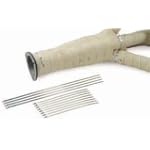 DEI STAINLESS STEEL LOCKING TIES 8in 8PK (NATURAL)