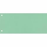 Zoom Produkt-Bild: 5star Trennstreifen 10.5x24cm 170g/qm Karton gr&uuml;n VE=100 St&uuml;ck