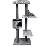 PetPal Grey Luxury Four Platform Cat Tree-