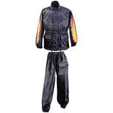 Motorcycle Rain Gear Rain Coats with Flames RS5003 by Jafrum