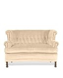 WingBack Loveseat Bella Pearl
