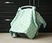 Carseat Canopy (Hayden) Baby Infant Car Seat Cover W/attachment Straps and Minky Fabric