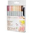 Manga Skin Color Set - Copic Ciao (8 Markers + 1 Multiliner Pen)