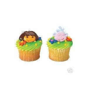 Dora Cupcake Rings