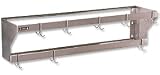 Aero Stainless Steel Wall-Mounted Pot Rack 108W x 12D x 12H