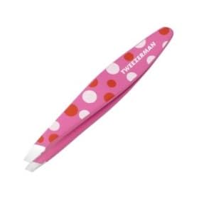 Tweezerman Mini Oval Slant Polka Dot Tweezer