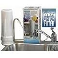 White Countertop Premium 10-Stage Water Filter, from New Wave Enviro