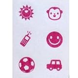 Kids Tongue Tattoos Rice Paper Novelty Sweets, 24 in pack