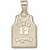 Bruce Bowen San Antonio Spurs Bowen 12 5/8 Jersey Pendant - 14KT Gold Jewelry